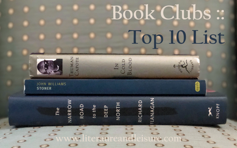 Three of our book club's all time top 10
