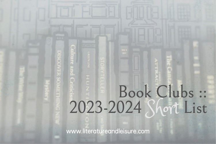 Book Club Short List for 2023 - 2024