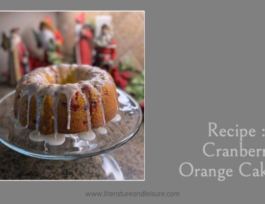 Recipe for delicious cranberry orange cake