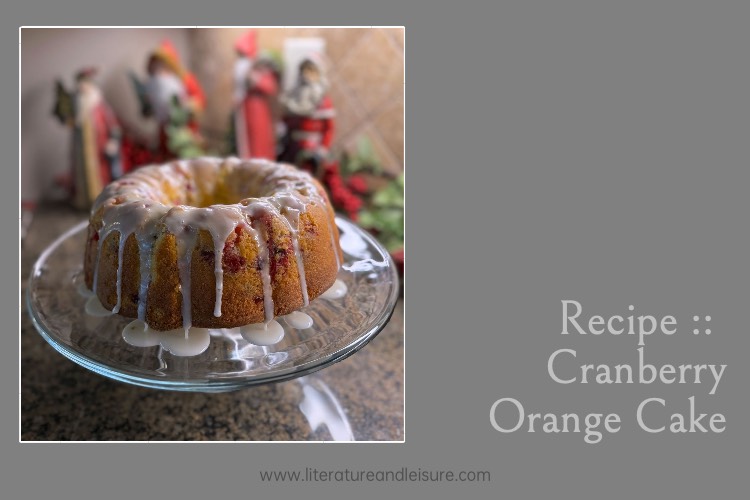 Recipe for delicious cranberry orange cake