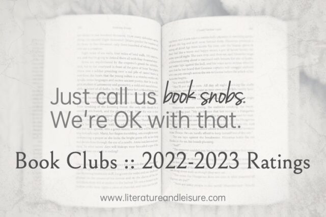 Book Club Selections :: Long List for 2024-2025 - Lit&leisure